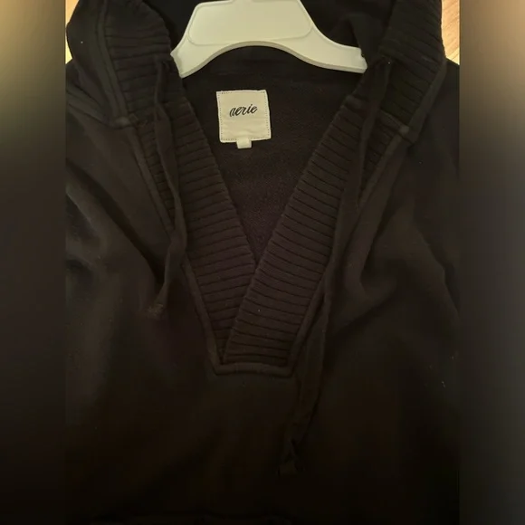 Aerie V Neck Pullover Hoodie - Picture 5 of 6
